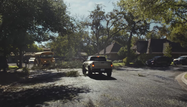 A 'Chevy Person' picks up his family from school | Source: Chevrolet A 'Chevy Person' picks up his family from school | Source: Chevrolet