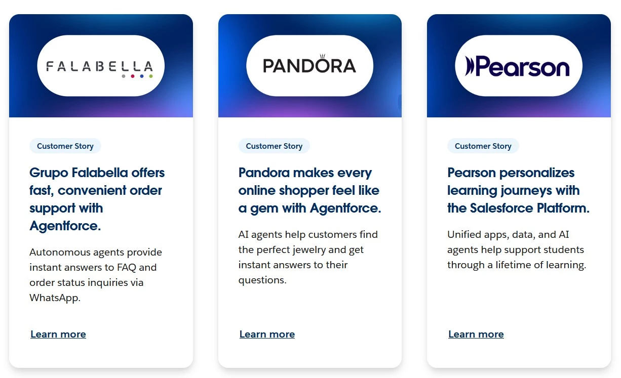 Salesforce high-tecket digital marketing case studies