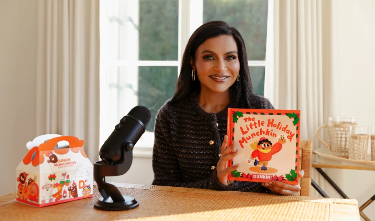 Mindy Kaling and Dunkin' Munchkin