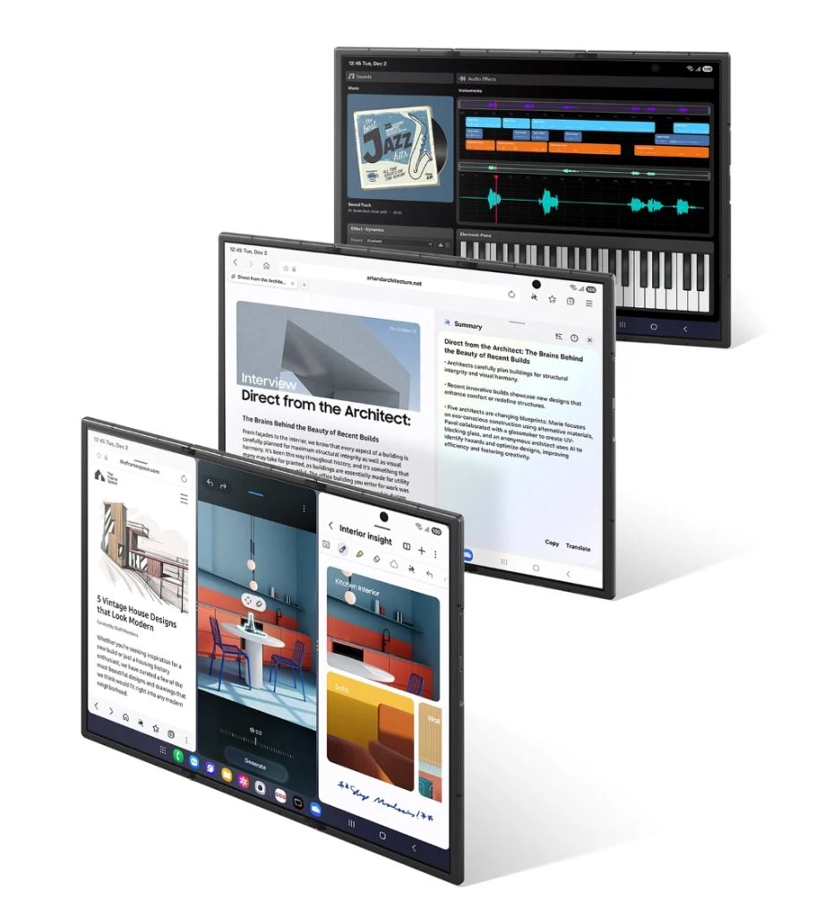 The Galaxy Z TriFold's Samsung DeX in action | Source: Samsung