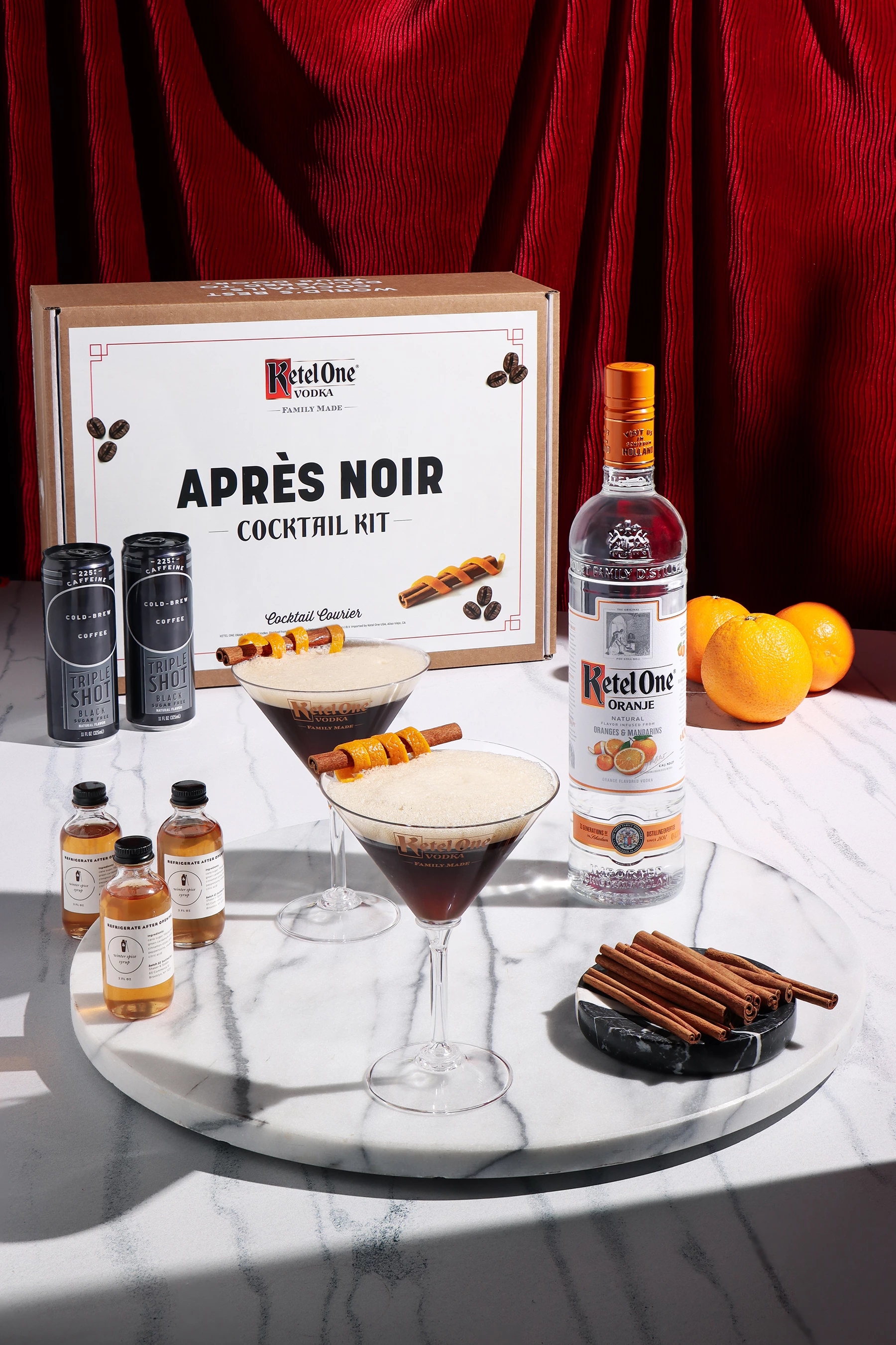 The Apres Noir Cocktail Kit | Source: Ketel One