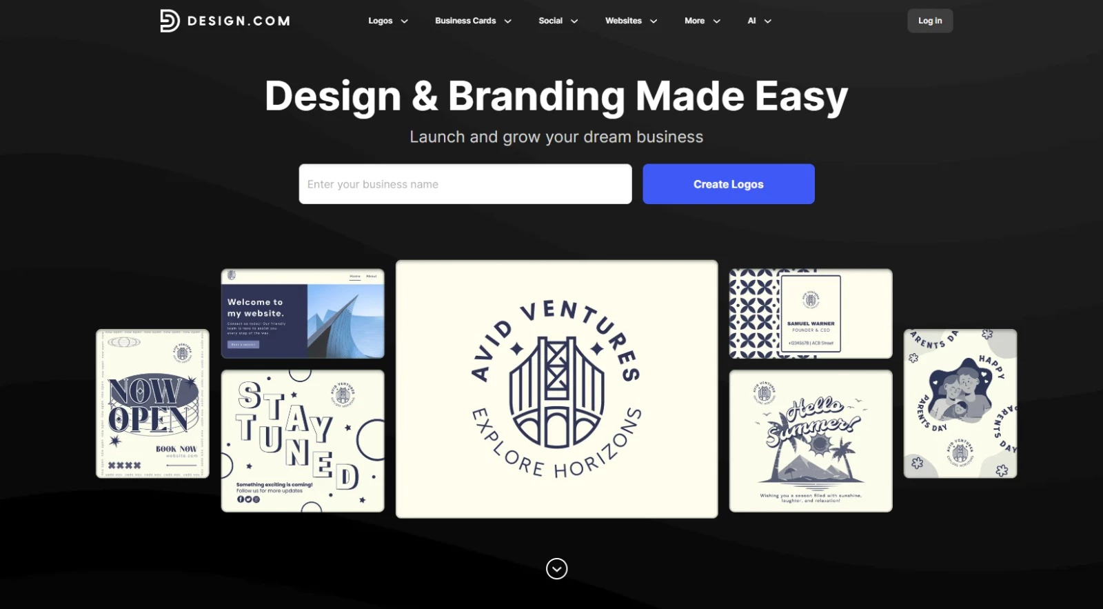 Design.com branding tool