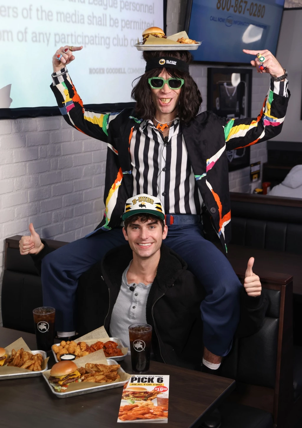 Mr. Fantasy at Buffalo Wild Wings | Source: Sara Jaye Weiss