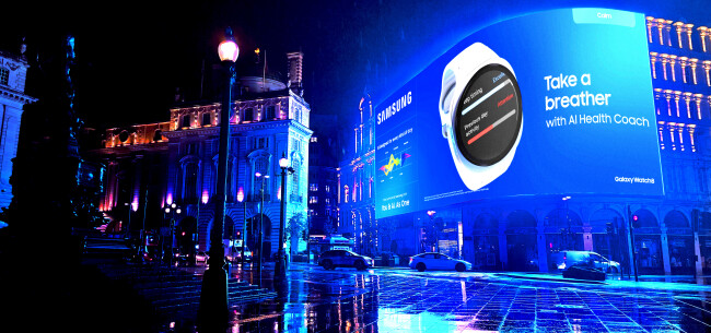 Samsung Electronics' Piccadilly Lights OOH Billboard | Source: Samsung Electronics