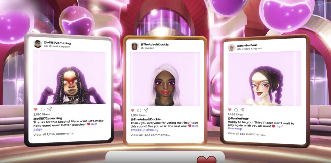 The "Glow Up!" experience | Source: e.l.f. Beauty