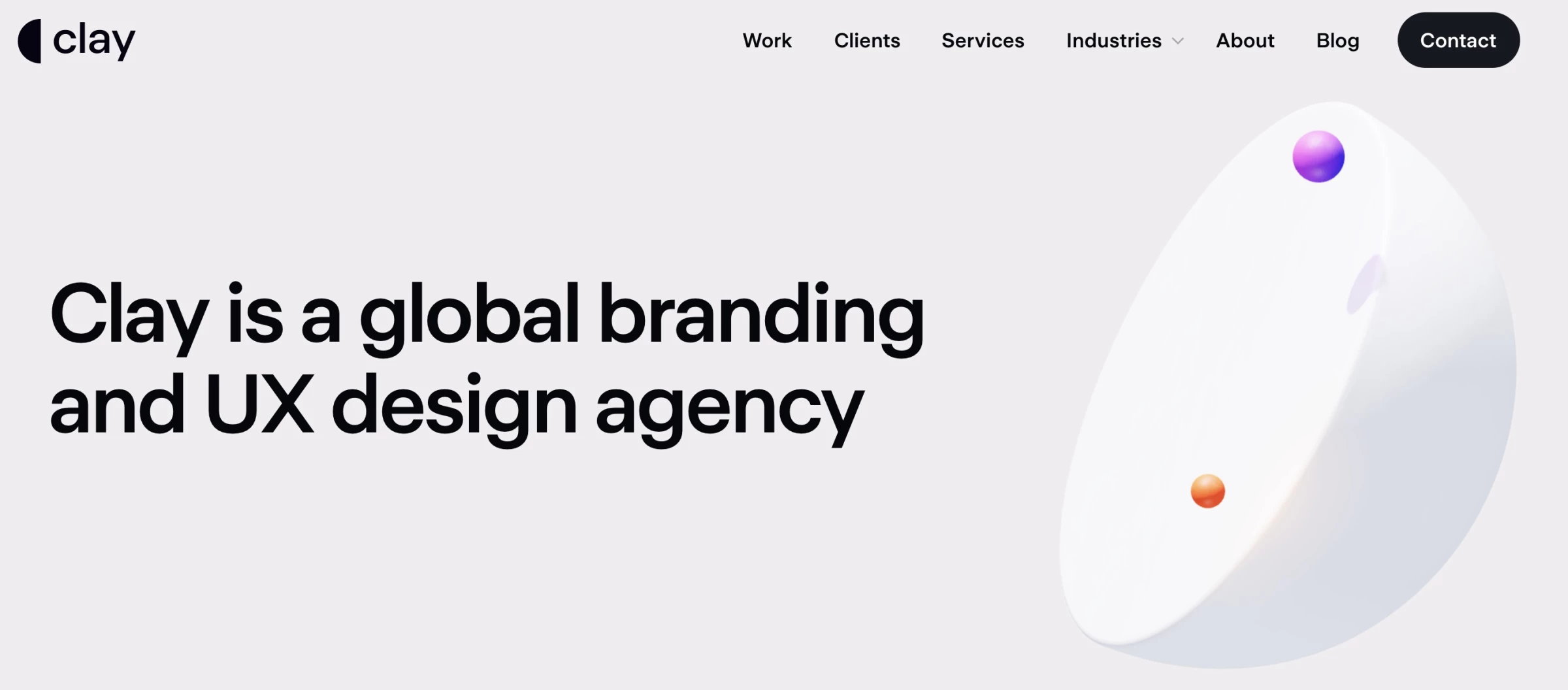 Clay homepage