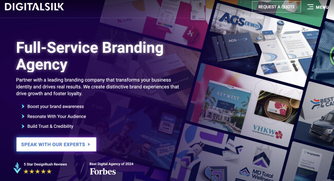 Digital Silk homepage