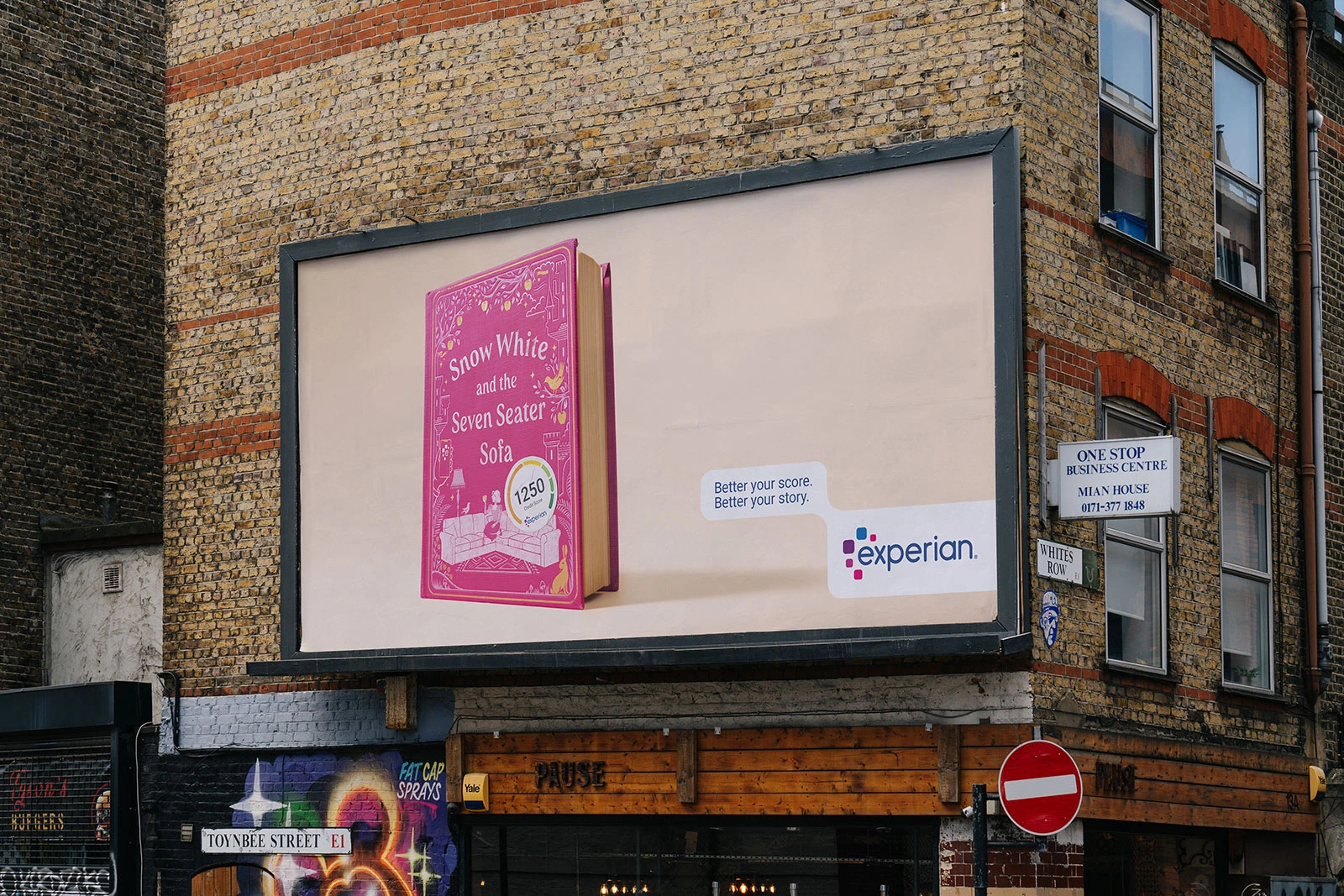A familiar fairy tale-based OOH ad from Experian and BBH London