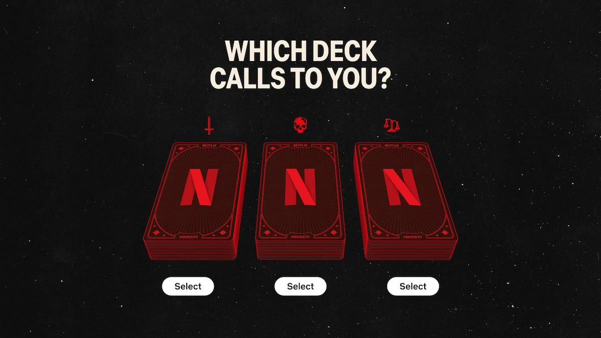 Netflix's "What's Next?" Activation | Source: Netflix