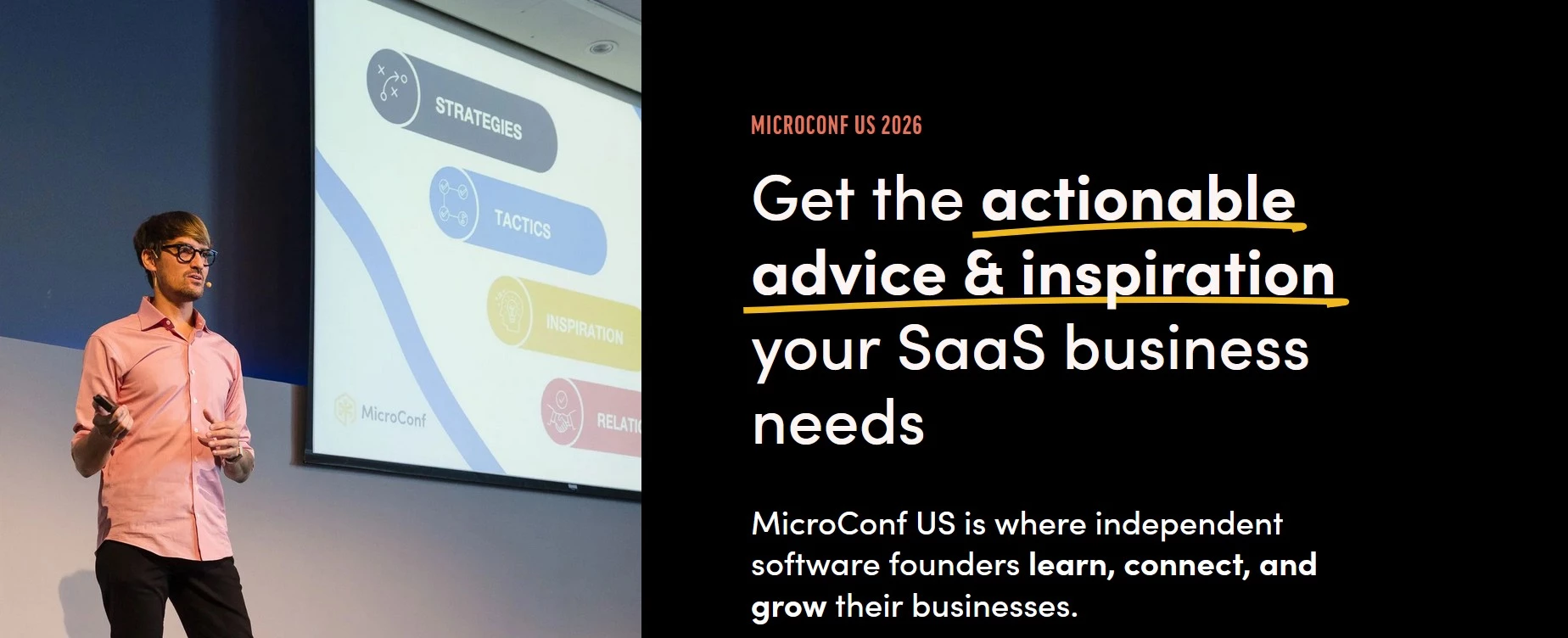 MicroConf US homepage