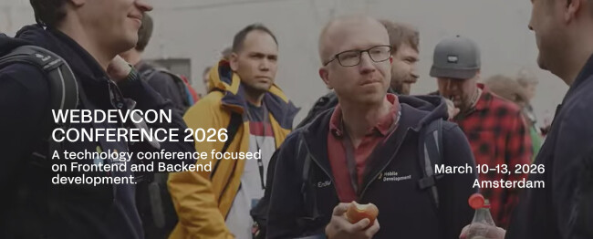 Webdevcon web development and web design conference website homepage