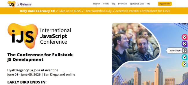 International JavaScript Conference website