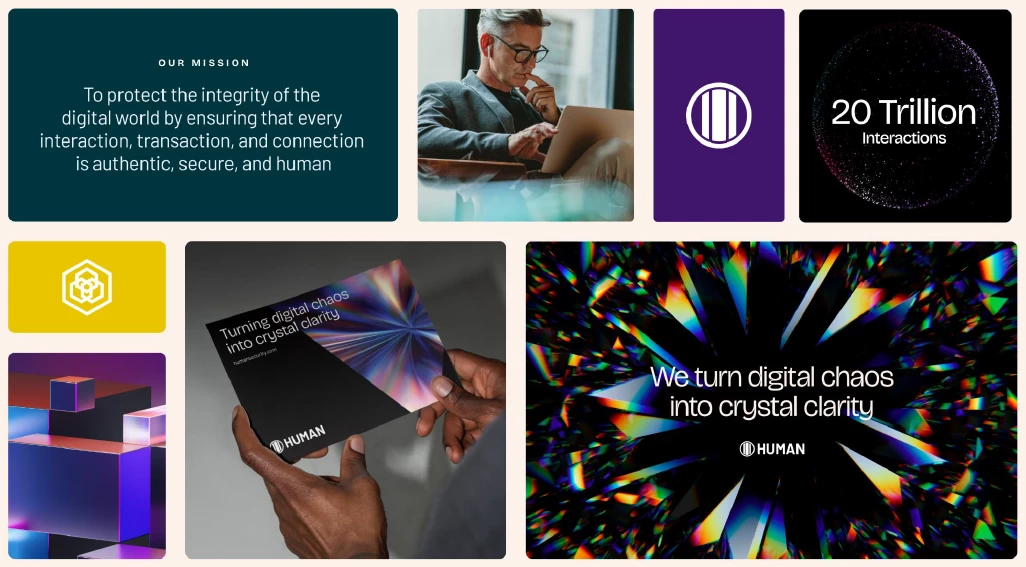 A cybersecurity brand focused on ensuring authenticity and integrity online, supported by a Baunfire-led website redesign that clarified their messaging and enhanced trust.
