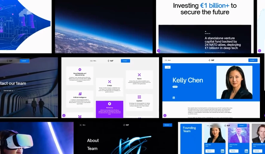 CreativeWeb launched a sleek, award-winning site for NATO’s €1B deep-tech fund, balancing credibility, clarity, and scalability for global impact.