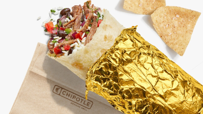 Chipotle gold foil