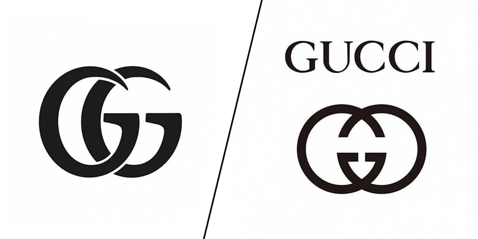 Gucci Logo Gucci's old and rebranded logo.