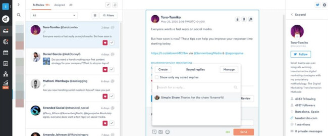 agorapulse dashboard