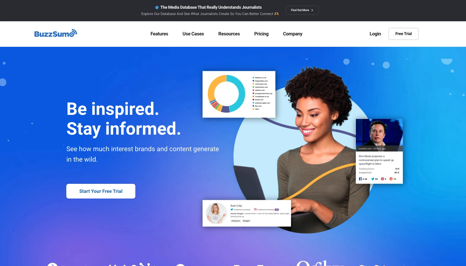 social listening tools: BuzzSumo