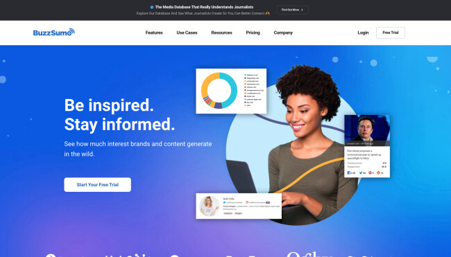 social listening tools: BuzzSumo