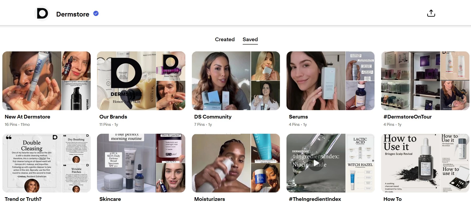 Dermstore Dermstore Pinterest page