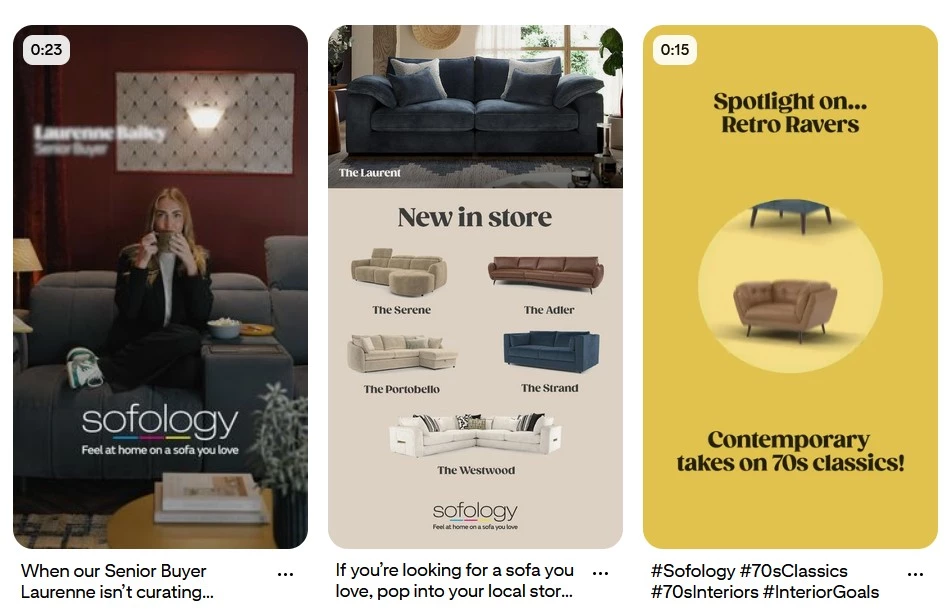 Sofology Sofology ads on Pinterest