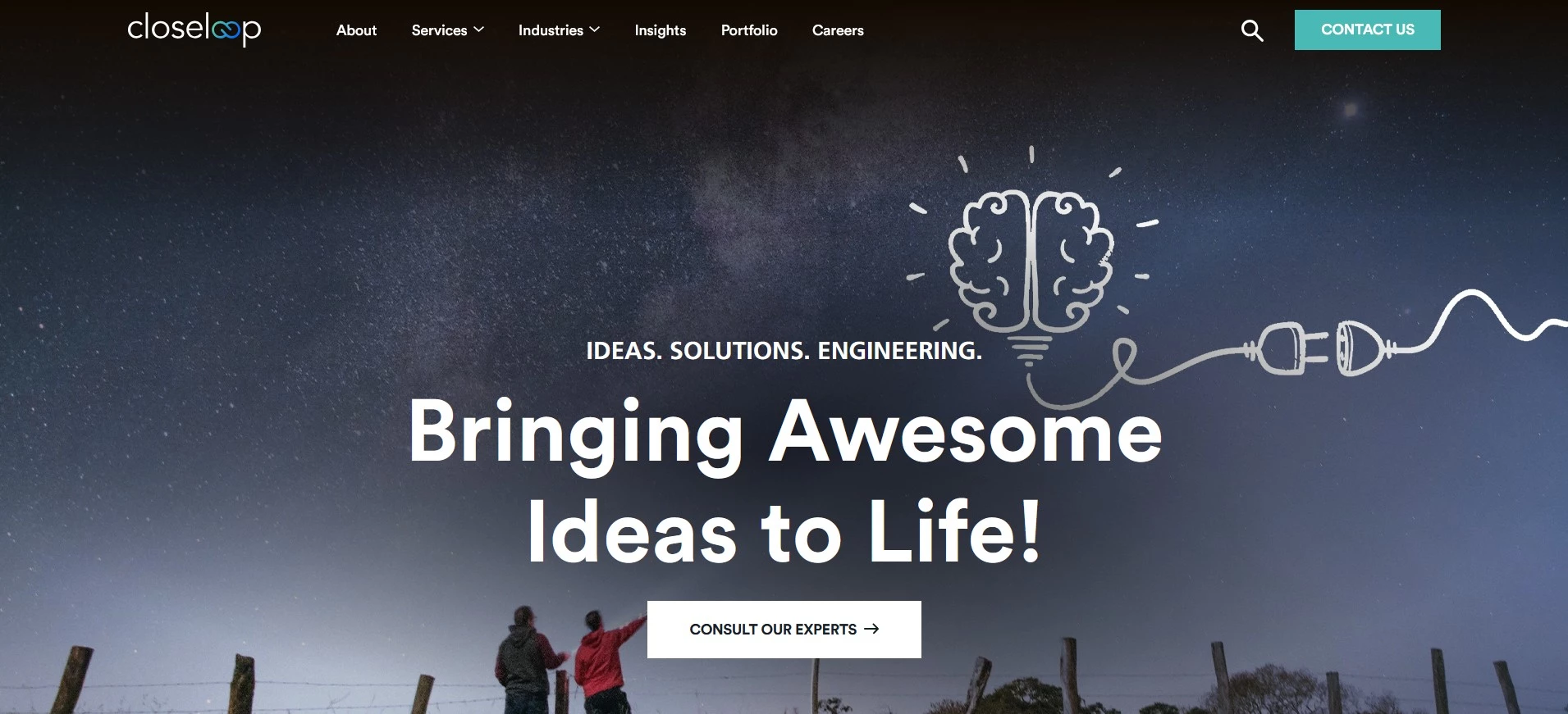 Closeloop Technologies CRM consulting homepage.