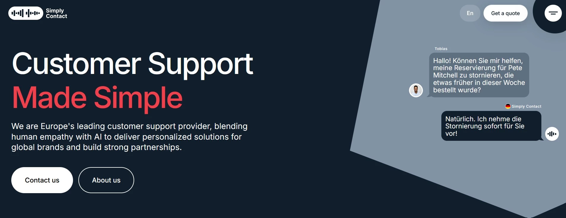 Simply Contact Simply Contact homepage