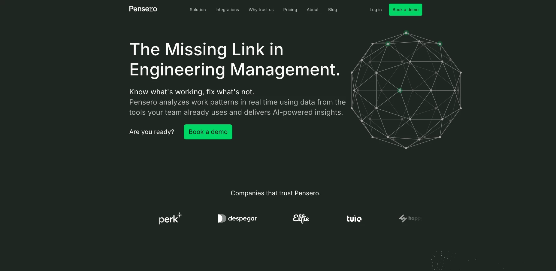 pensero website