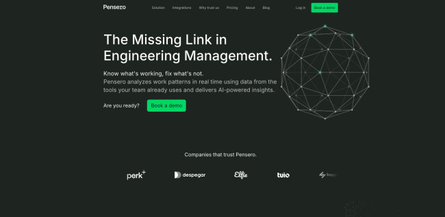 pensero website