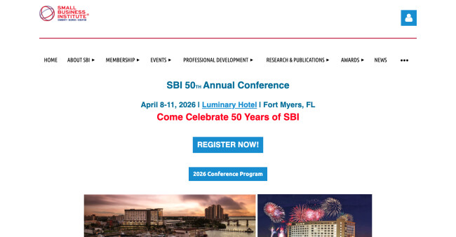 Small Business Institute Conference homepage