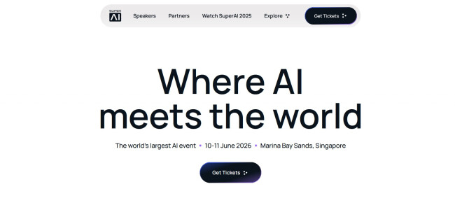 SuperAI homepage