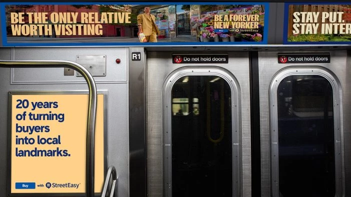 StreetEasy's OOH Efforts Around NYC | Source: StreetEasy