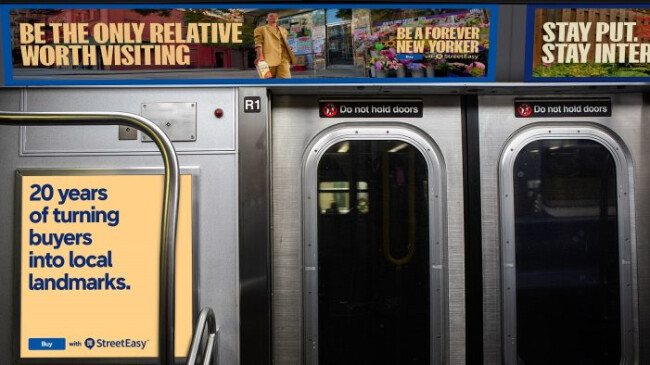 StreetEasy's OOH Efforts Around NYC | Source: StreetEasy