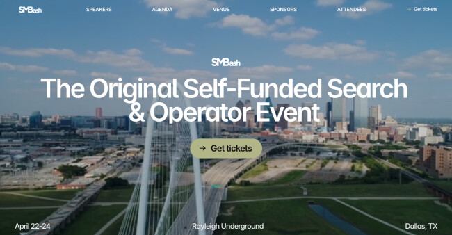 SMBash Conference homepage