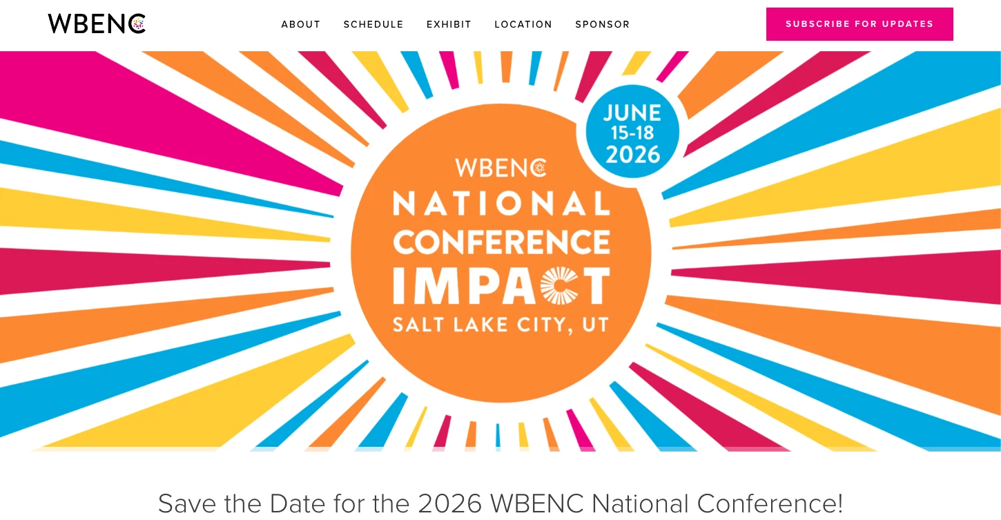 WBENC Business Strategy Conference WBENC homepage