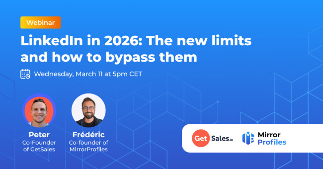 GetSales.io will host a webinar on LinedIn's security updates
