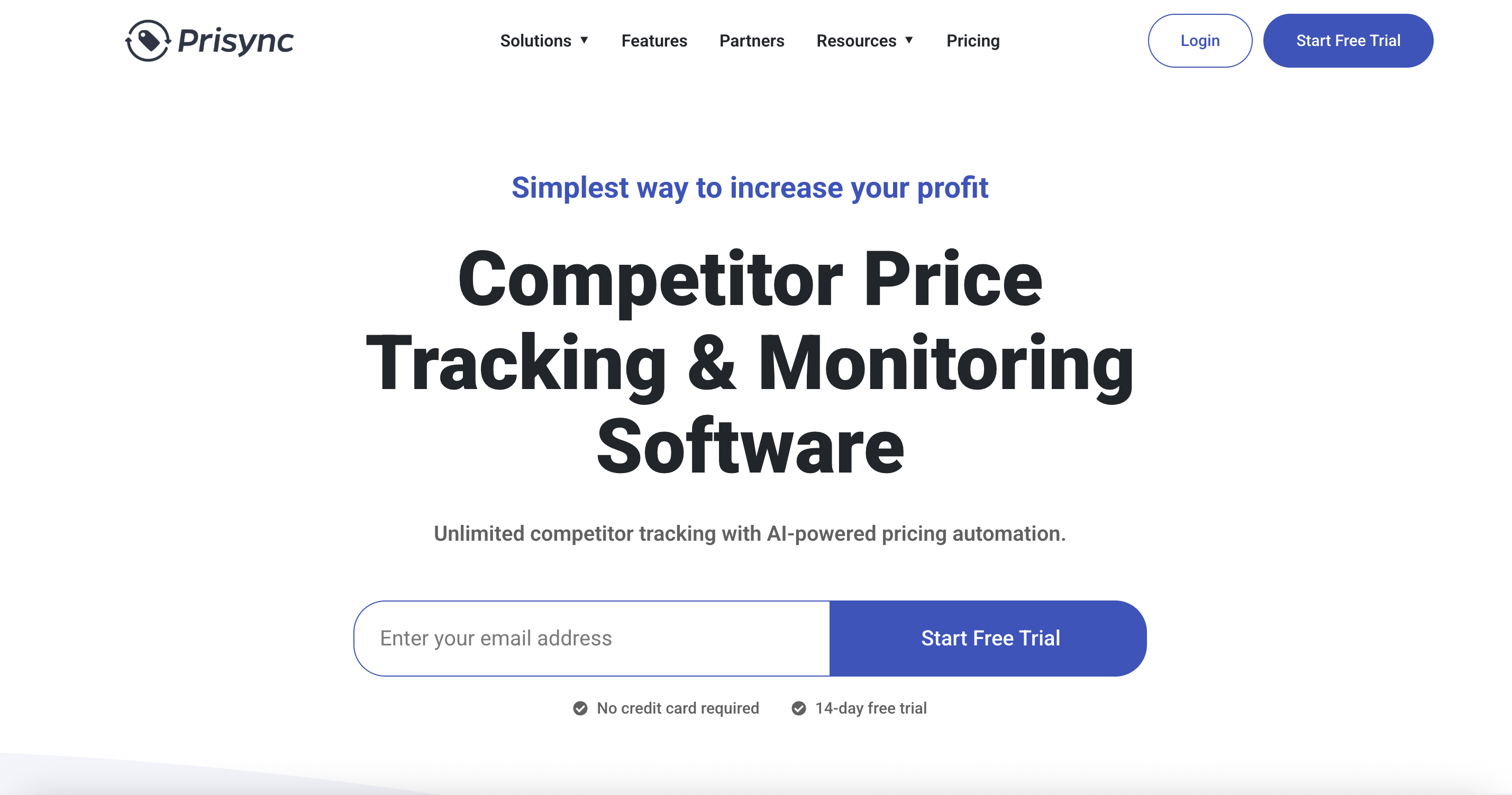 Prisync Homepage Price Tracking Tools Prisync