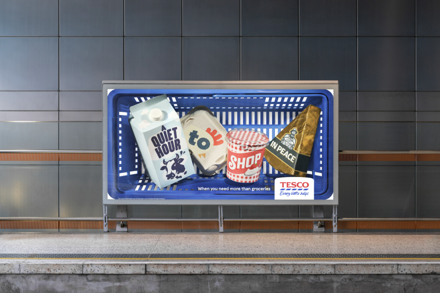 Tesco's OOH Ad | Source: BBH London Tesco's OOH Ad | Source: BBH London