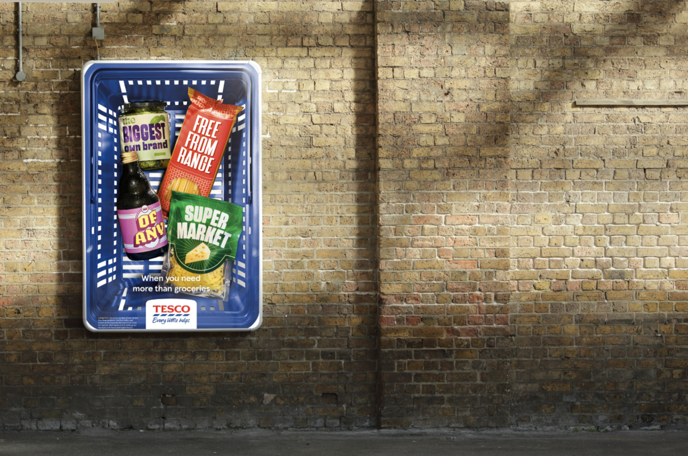 Tesco's OOH Ad | Source: BBH London Tesco's OOH Ad | Source: BBH London