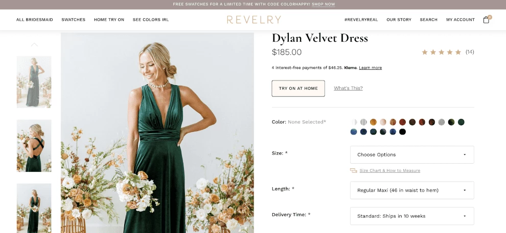 revelry screenshot ecommerce website design revelry screenshot ecommerce website design