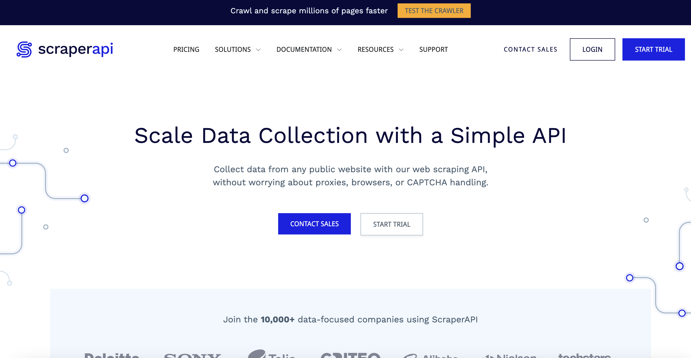 Web Scraping API ScraperAPI