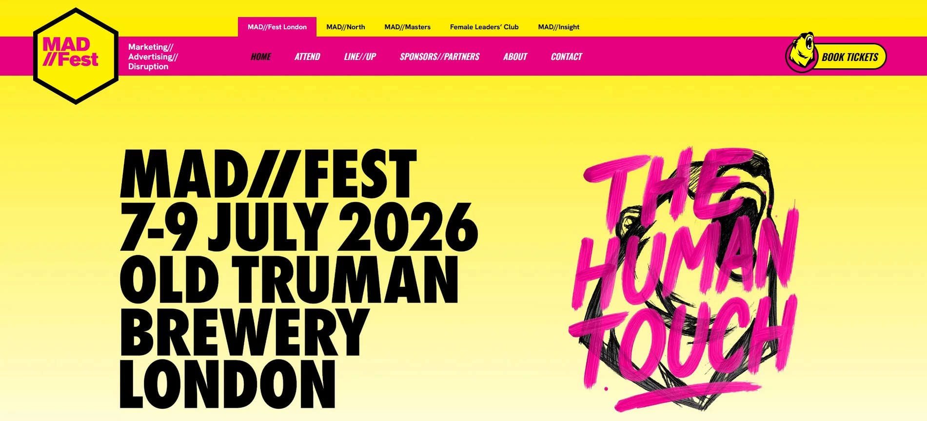 MAD//Fest London MAD//Fest London homepage