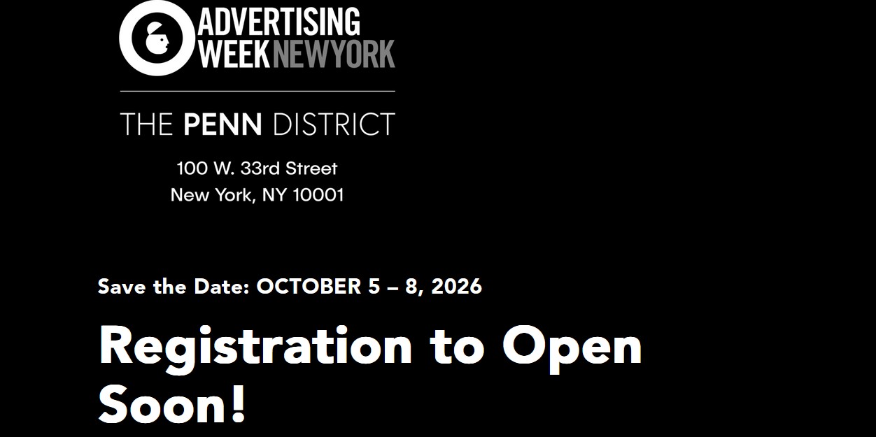 Advertising Week homepage