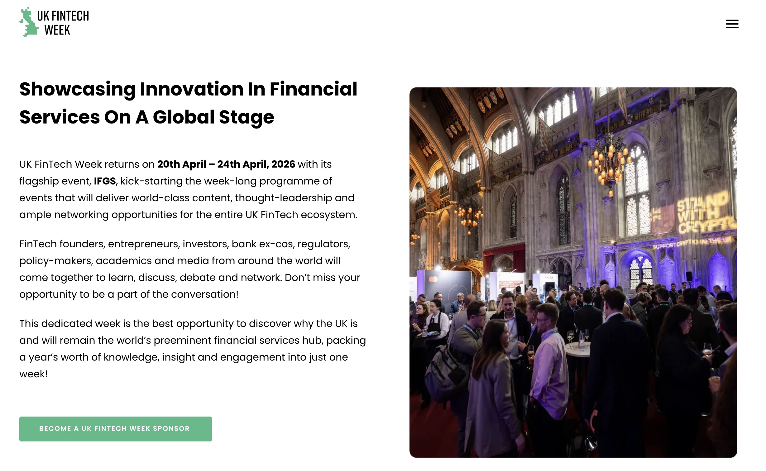 UK Fintech Week UK Fintech Week