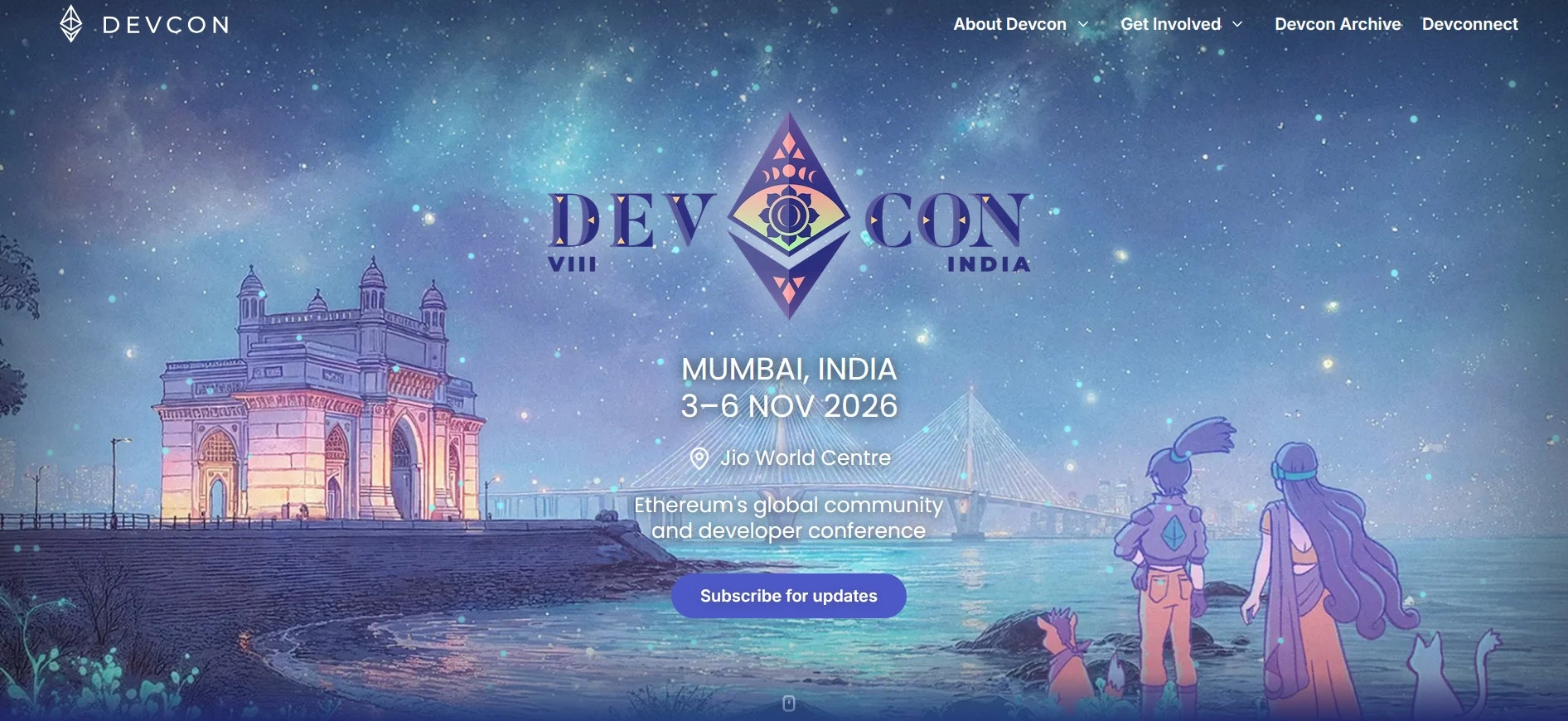 Devcon homepage