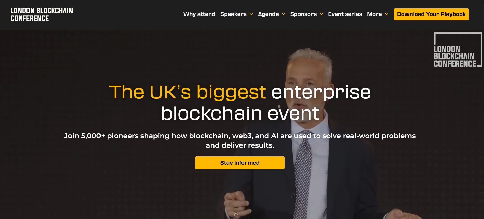 London Blockchain Conference London Blockchain Conference homepage