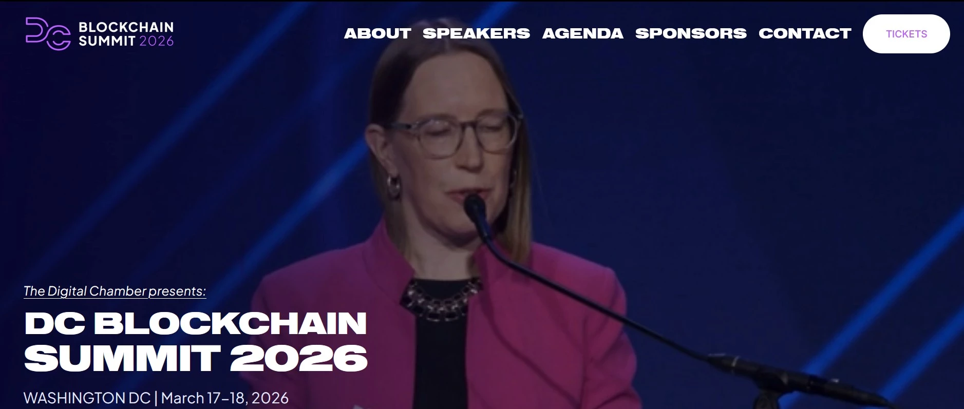 DC Blockchain Summit homepage