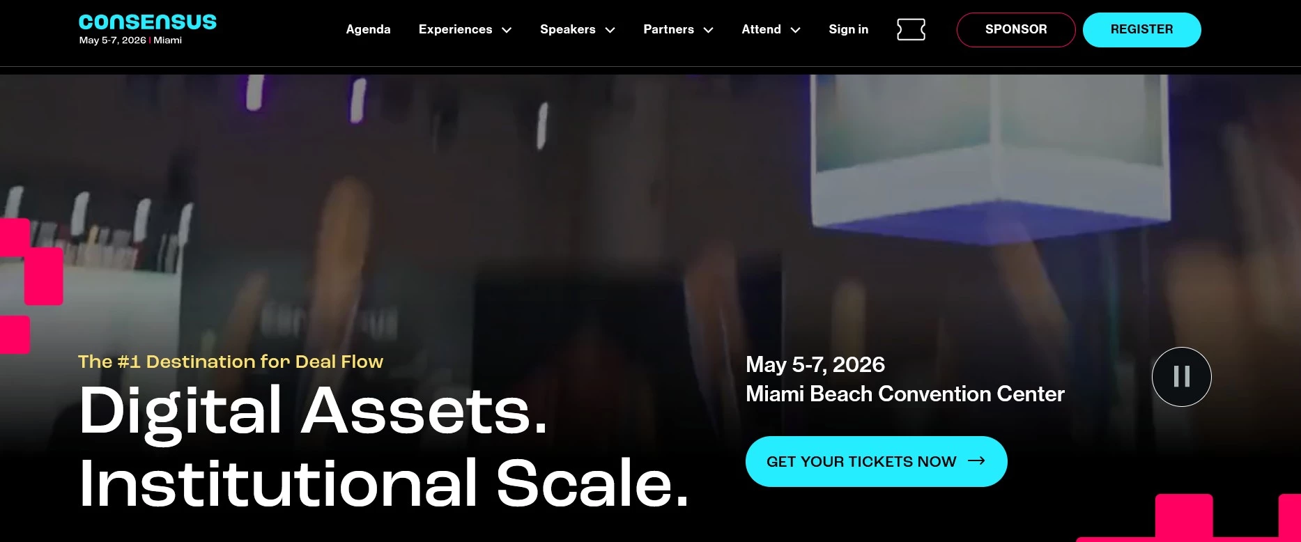 Consensus homepage