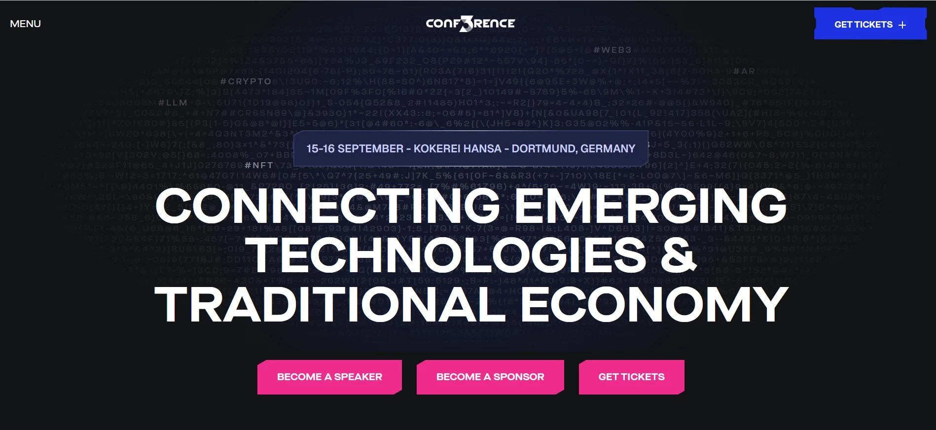 Conf3rence homepage