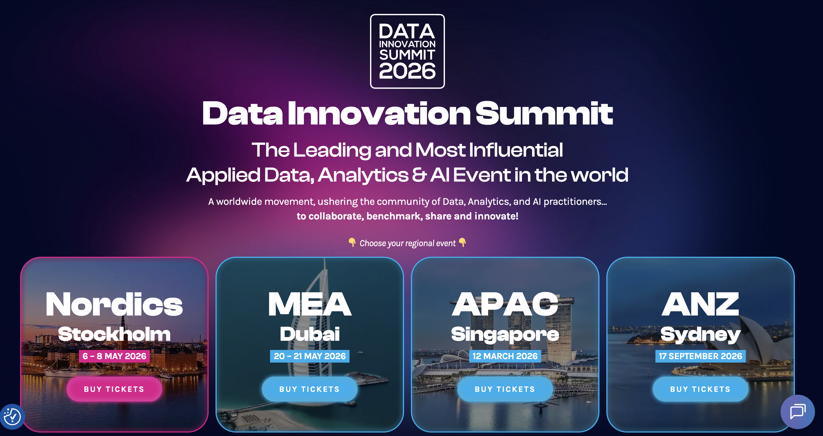 Data Innovation Summit Homepage Data Analytics Conferences: Data Innovation Summit